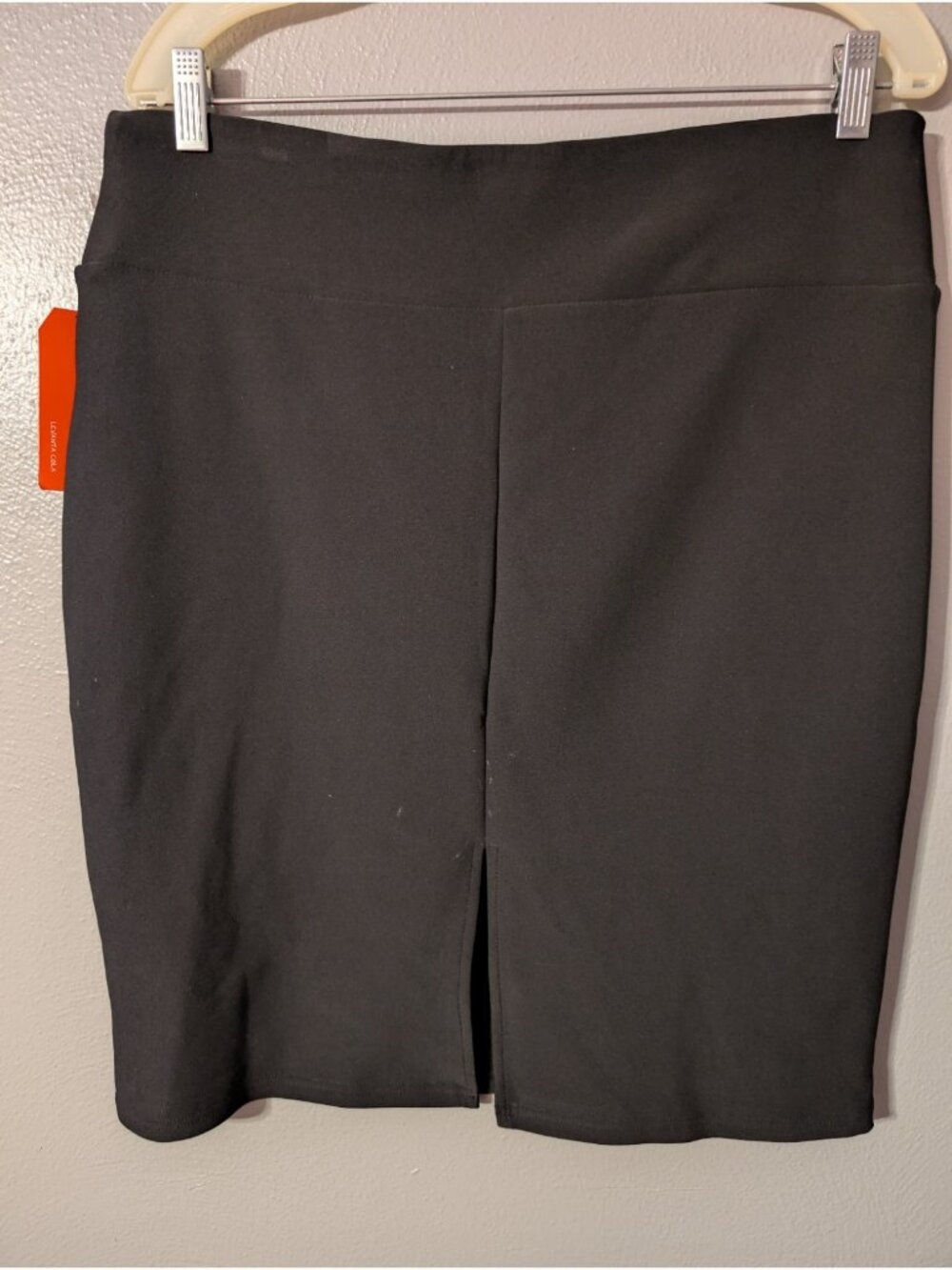 Maze Collection Womens Scuba Pencil Skirt XL NWT Black Levanta Cola Career Work - Picture 3 of 7